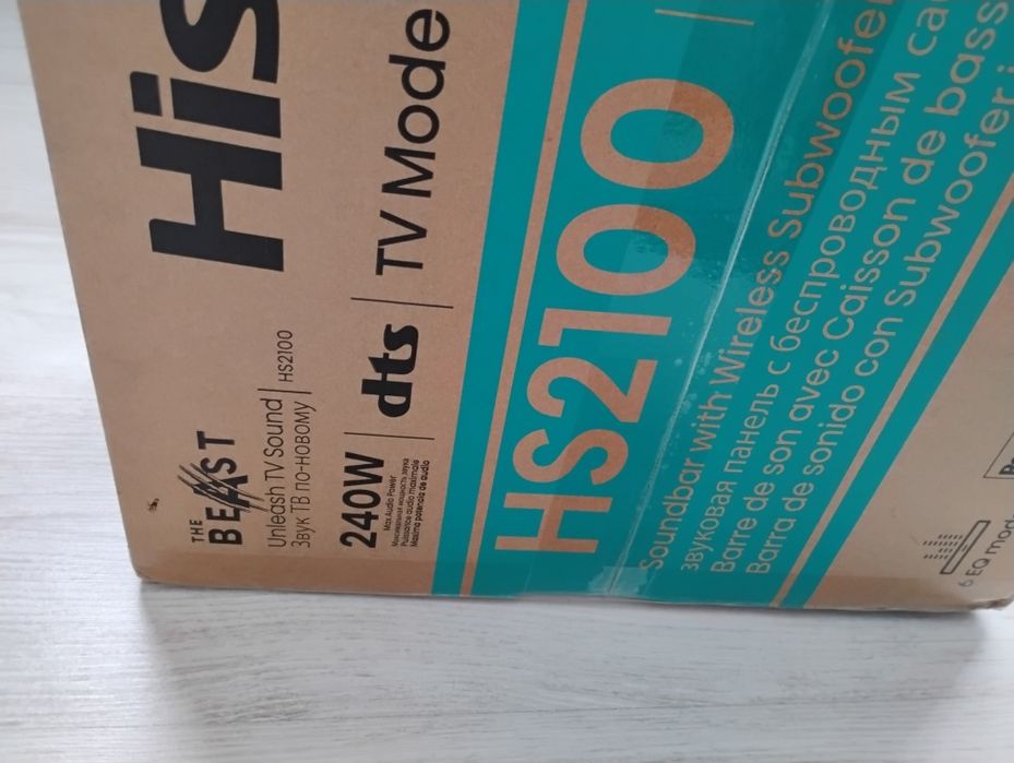 Soundbar Hisense Hs2100 240 w