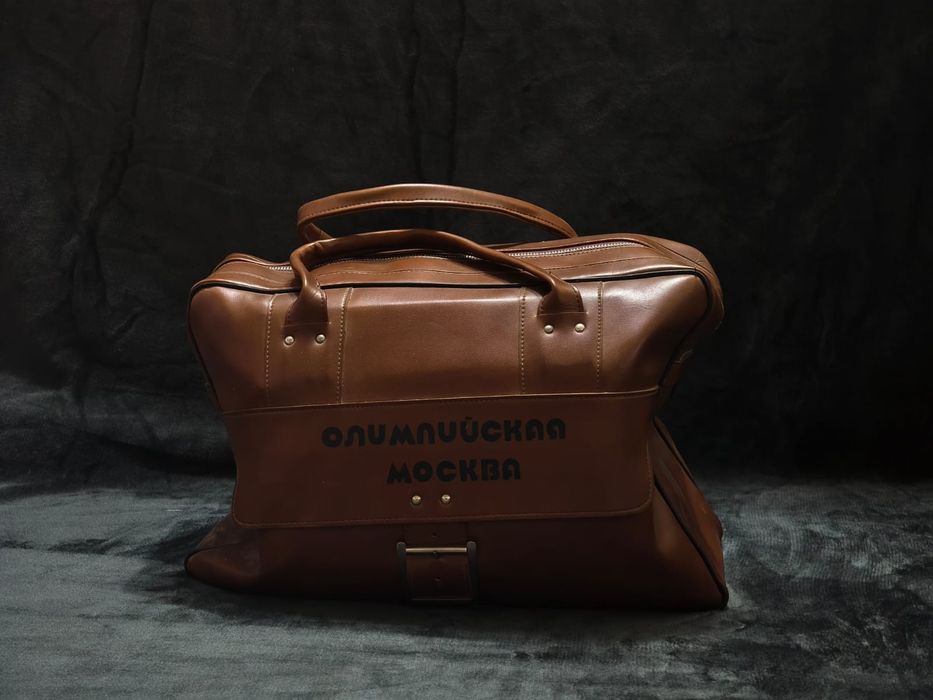 Сумка 80 годов с надписью "ОЛИМПИЙСКАЯ МОСКВА"