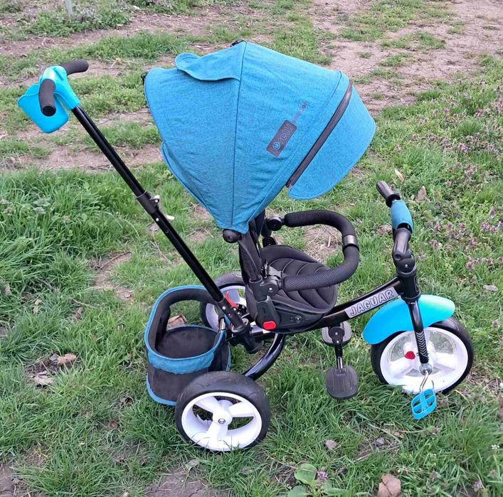 Детска триколка LORELLI Jaguar Green Luxe въздушни гуми