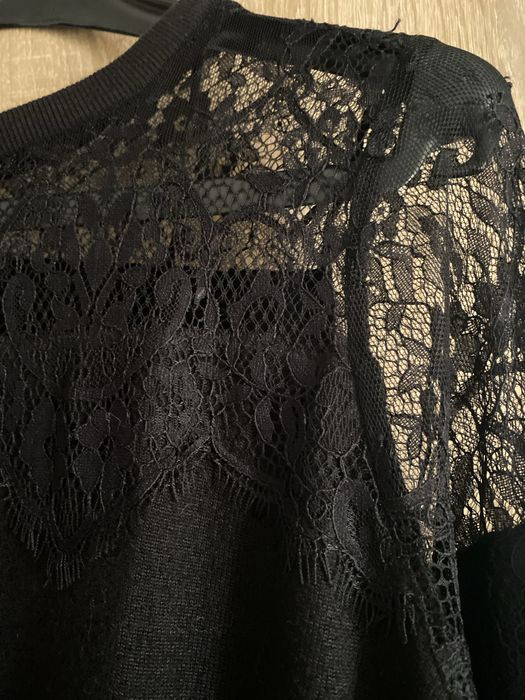 Rochita tricotata, de culoare neagra, masura 44-46