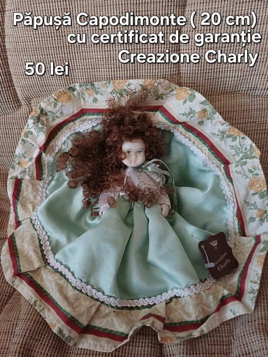 Păpuși porțelan Capodimonte