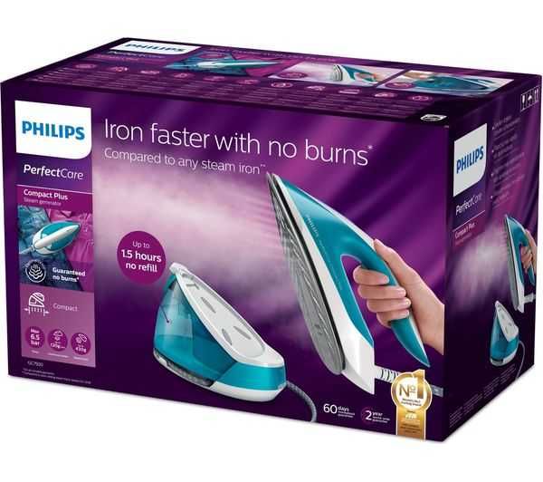 Парогенератор Philips PerfectCare Compact Plus GC7920/20, 2400W