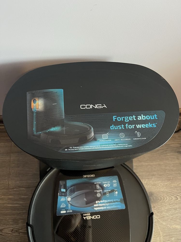 Прахосмукачка робот с моп CECOTEC Conga 2290 ULTRA HOME - В гаранция!