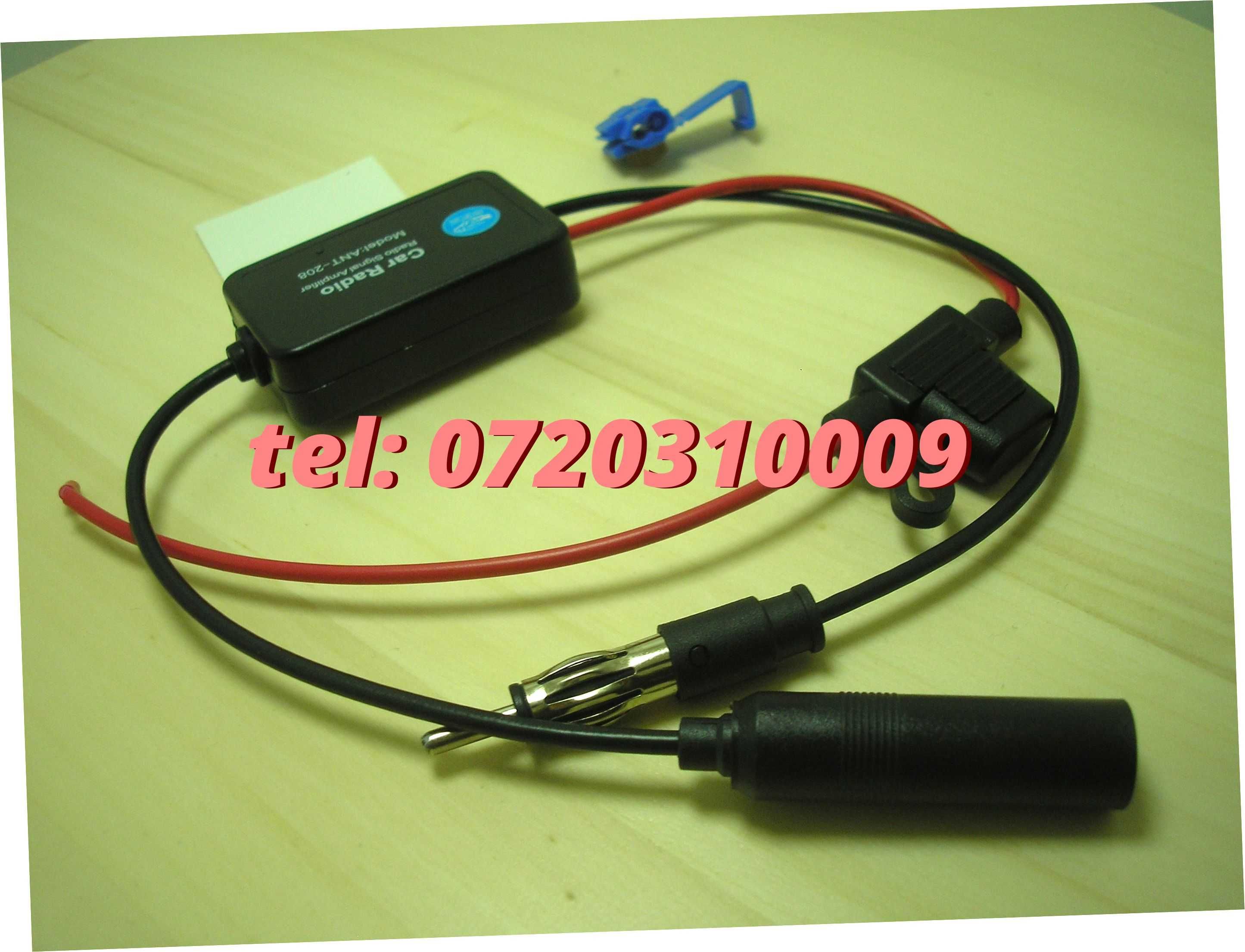 Amplificator Semnal Antena Radio Fm Am Cu Mufa Universala Pentru Navi