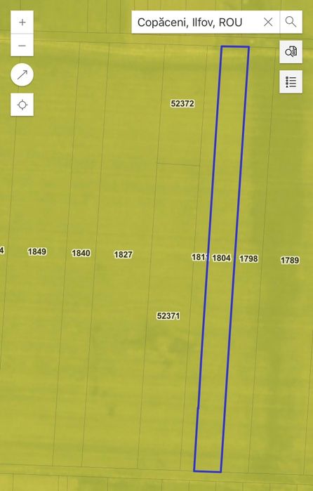 Vând teren intravilan arabil