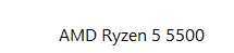 Геймърски процесор ryzen 5 5500