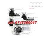 Set Logo Proiectoare Lampi 3d Led Lumini Usi Portiere Sline Audi A Q