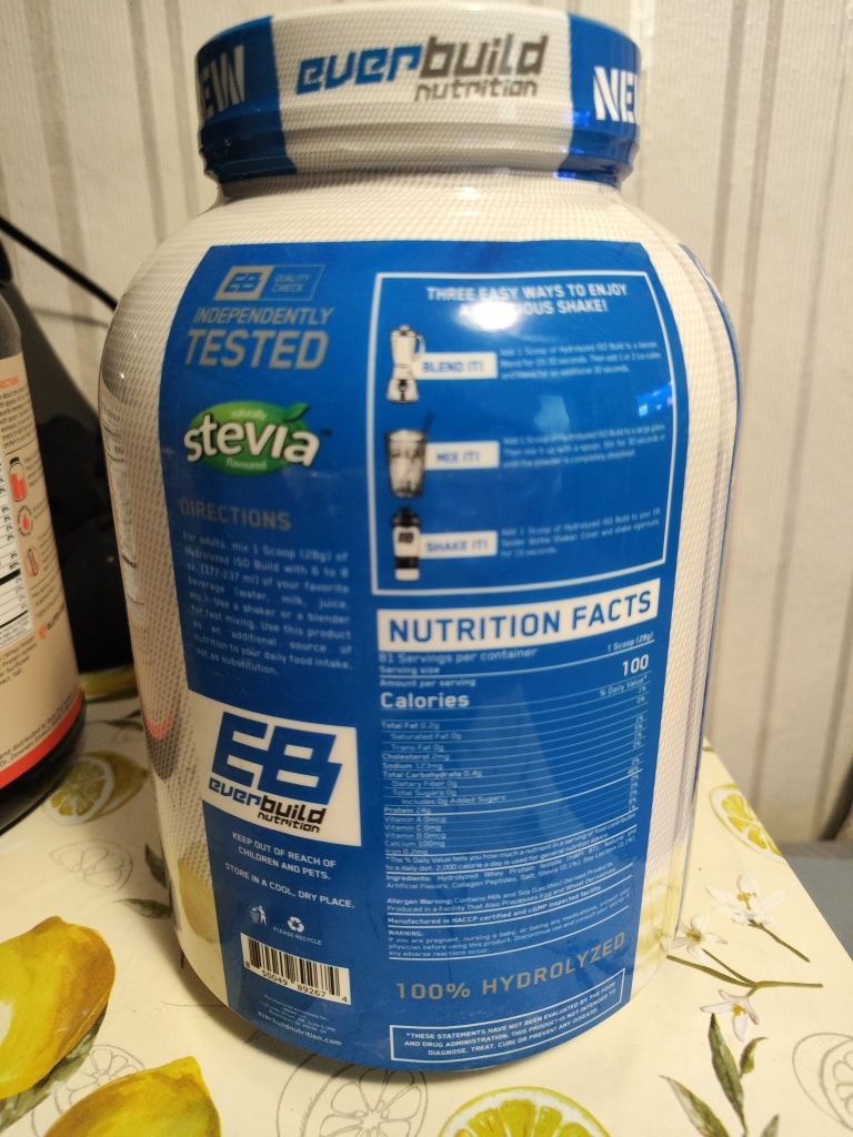Everbuild Nutrition ISO BUILD Protein Isolate