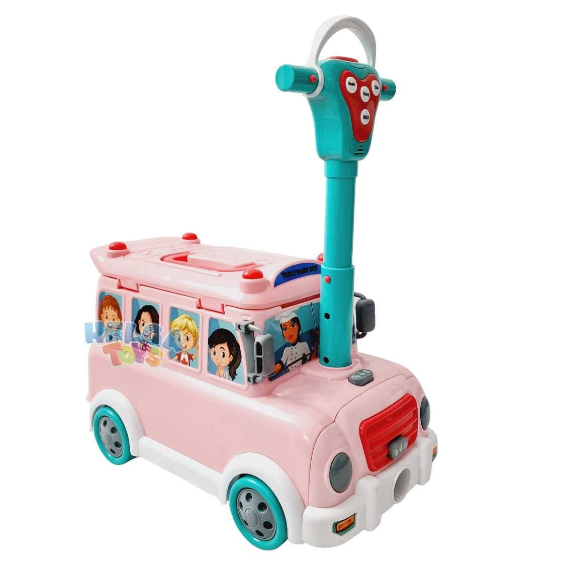 Autobuz Ride-On 3 in 1, Bucatarie cu accesorii, nou