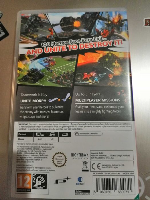 The Wonderful 101: Remastered (Nintendo Switch)