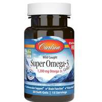 Carlson - Super Omega-3 Gems, 1200 мг жирных кислот омега-3 с ЭПК и ДГ