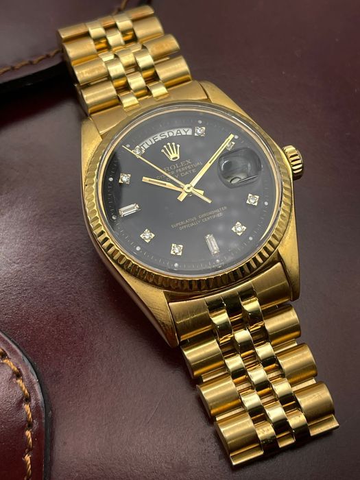 Rolex Day Date 36mm Diamond Sigma Dial Full Set