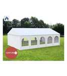 Cort de Evenimente 5x10 m PROFESSIONAL XXL, PVC alb, CORTURI24.RO