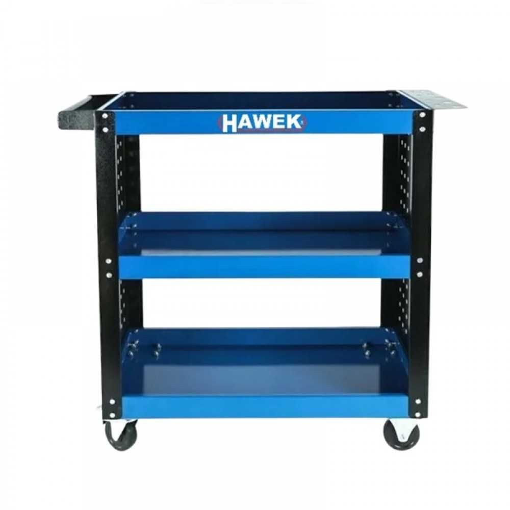 Количка за инструменти с 3 рафта и поставка за отвертки HAWEK