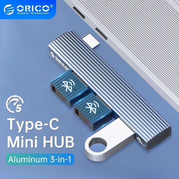 Orico хъб USB3.02.0 HUB 3 port TYPE C, Aluminum - AH-W13-GY