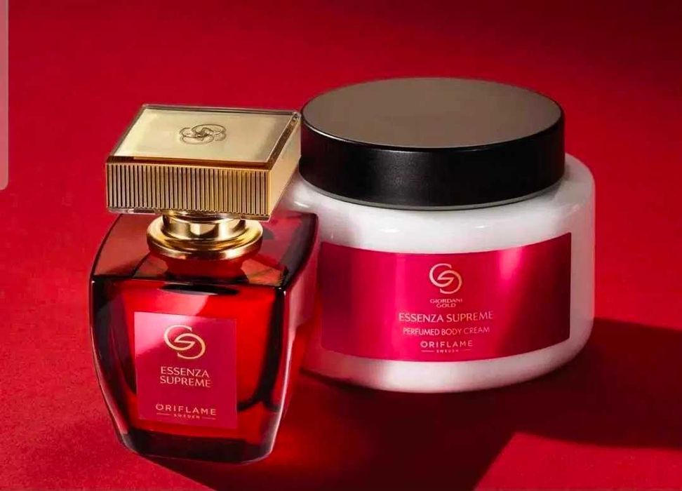 Set Giordani Gold Essenza Supreme Oriflame ( parfum + crema de corp )