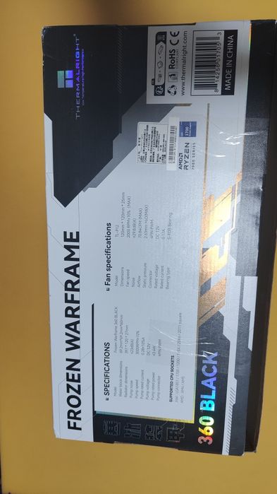 Vand cooler pe lichid Thermalright frozen warframe 360 black