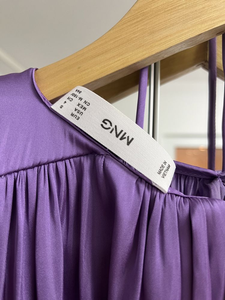 Rochie mov vaporoasa Mango