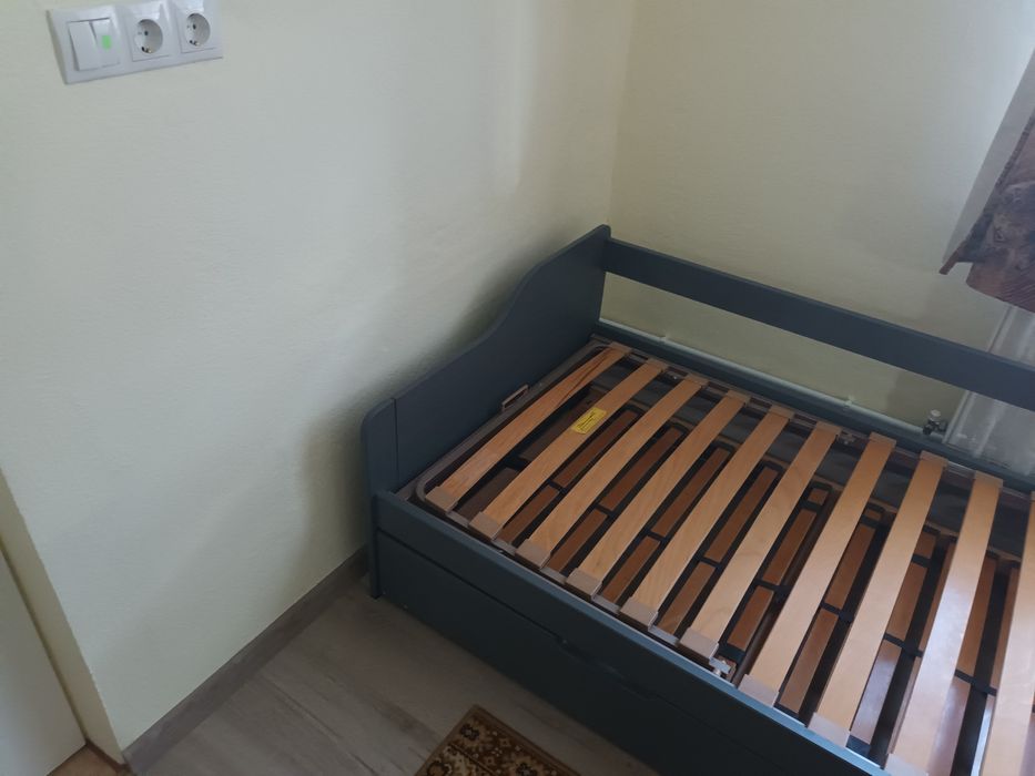 Pat din lem cu Saltea Ortopedic