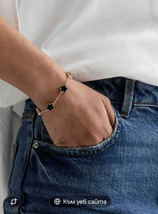 Гривна с детелинки New Look-нова