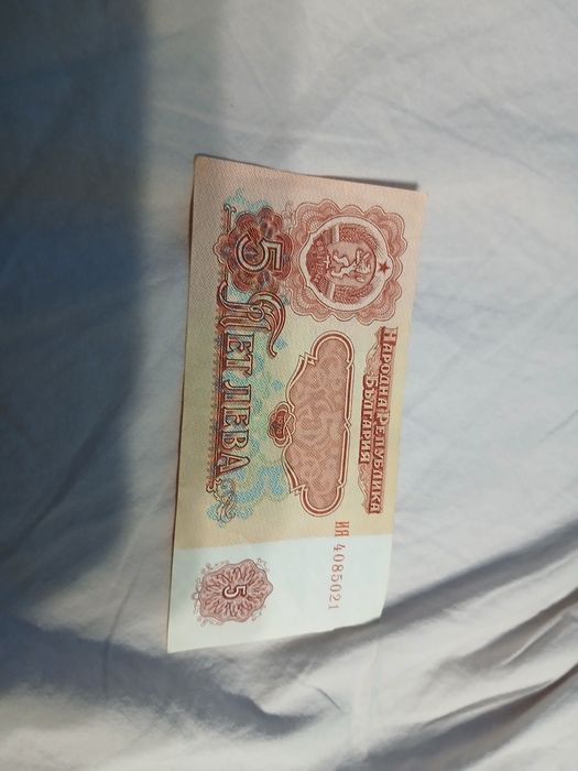 Пет лева от 1874г.