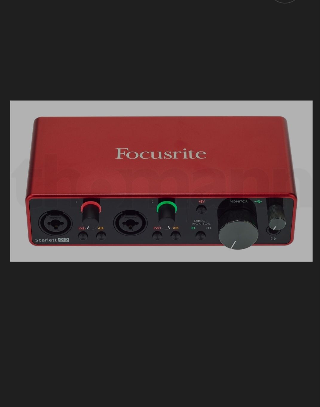 Vând Microfon nou Rode  NT1A+Focusrit Scarlet+Stativ Milennium MS