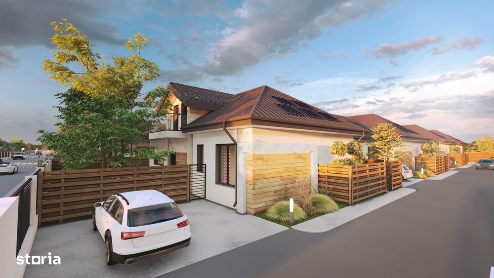 Casa P+M cu sistem HVAC | Pompa de caldura | Panouri fotovoltaice