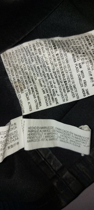 Rochie Salopeta piele Zara