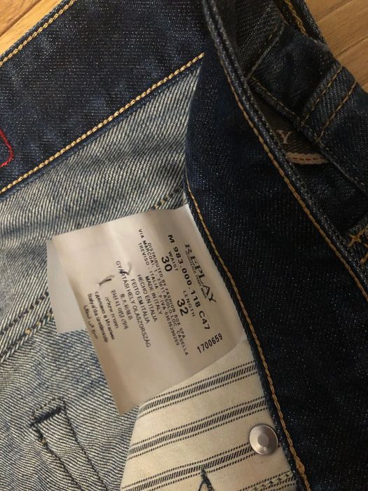 REPLAY -FC BARCELONA , blugi in stare impecabila pentru barbati