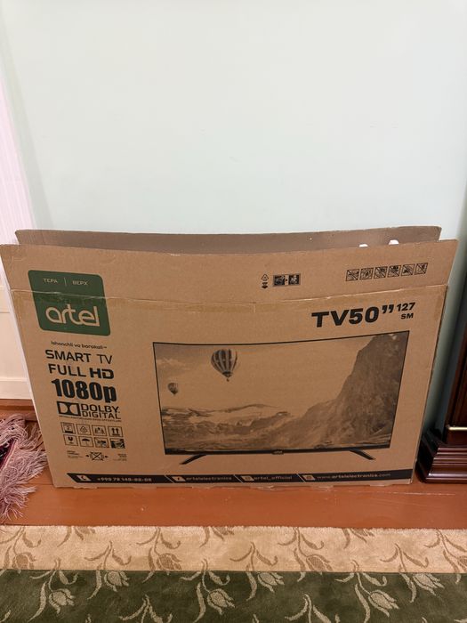 Телевизор артель смарт новый 50 дюймов