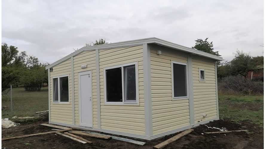 Casa modulara, garaje auto, containere din panou sandwich termoizolant