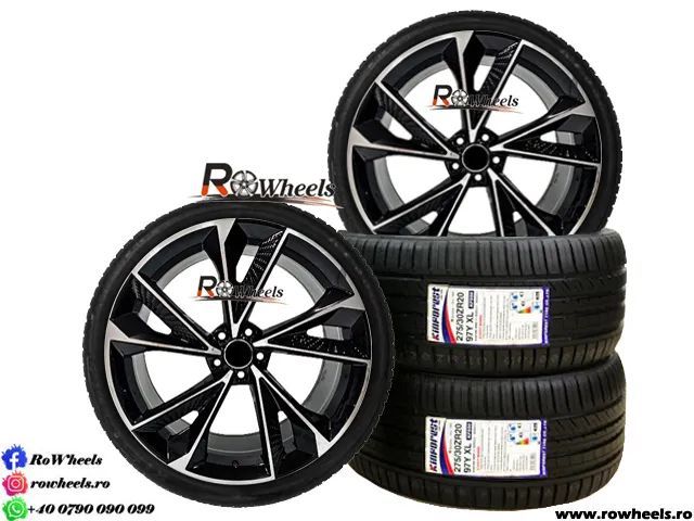 Jante AUDI 21 R21 RS A5 A6 A7 A8 Q3 Q5 Q8 Black Anvelope Vara/iarna