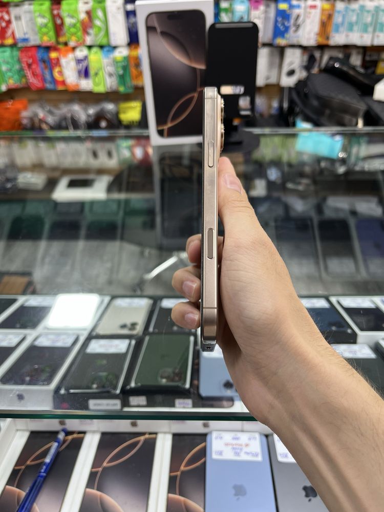 Iphone 16 Pro Max 256gb 100% desert sim - Naqd va halol nasiya savdoga