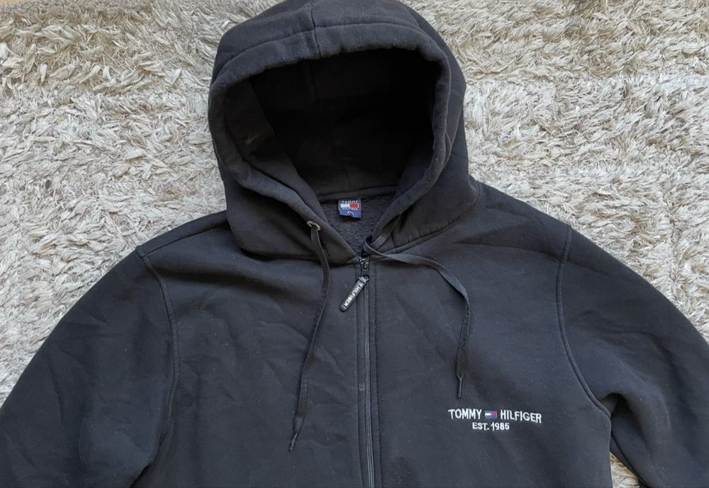 Hanorac Tommy Hilfiger negru/black XXL