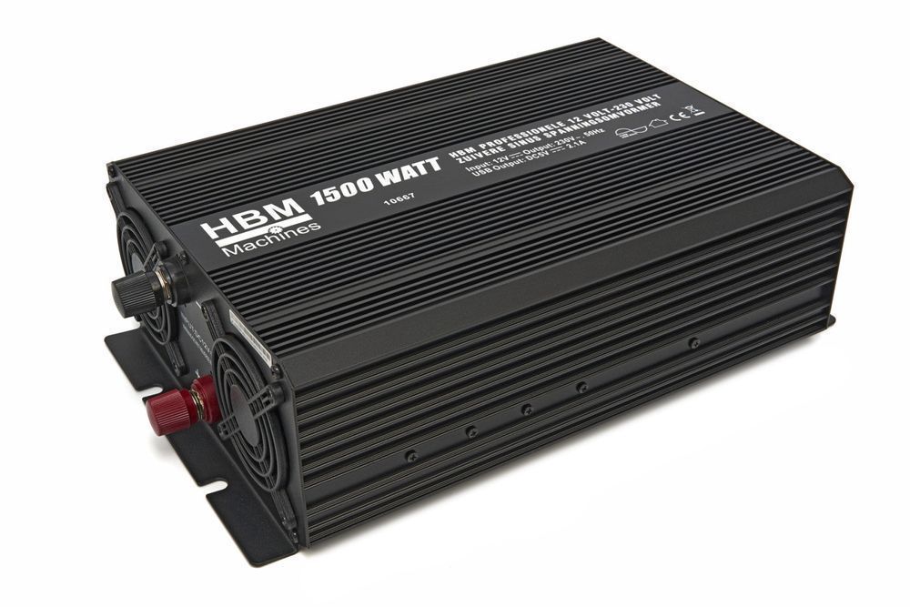 convertor invertor de tensiune auto 600w 12v - 230v hbm