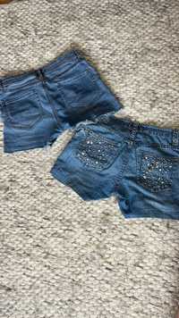 Jean shorts, pantaloni scurti