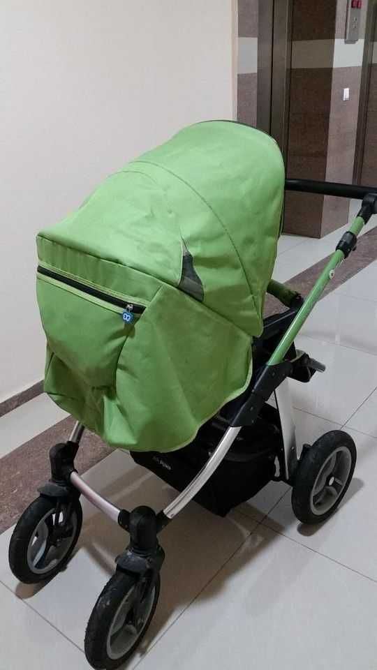 Carucior de calitate 3 in 1 (carucior+landou+scoica) Baby Design Lupo