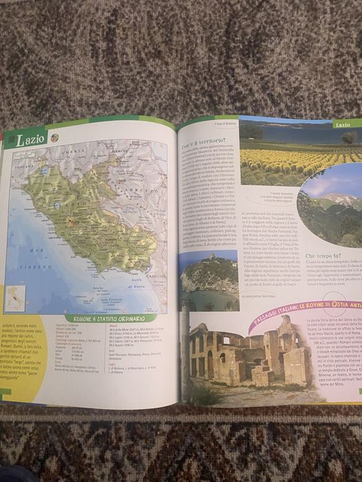 Atlas geografic Italia ,Europa,Asia