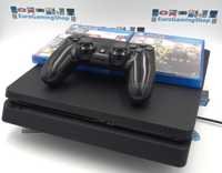 Consola Sony Playstation 4 Slim 1TB 1 Maneta 2 Jocuri–Reconditionata