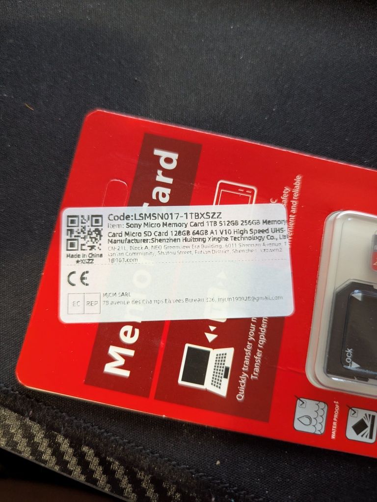 Micro SD card Sony