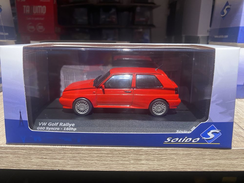 SOLIDO VW Golf RALLYE G60 syncro 160hp machetă auto scara 1:43