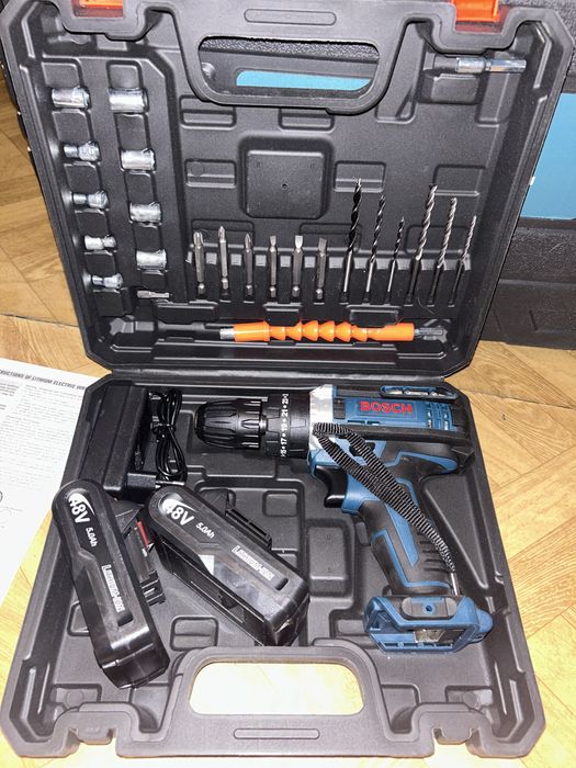 Новый Ударный Шуруповерт BOSCH Makita 48 В Набор 2 Акб