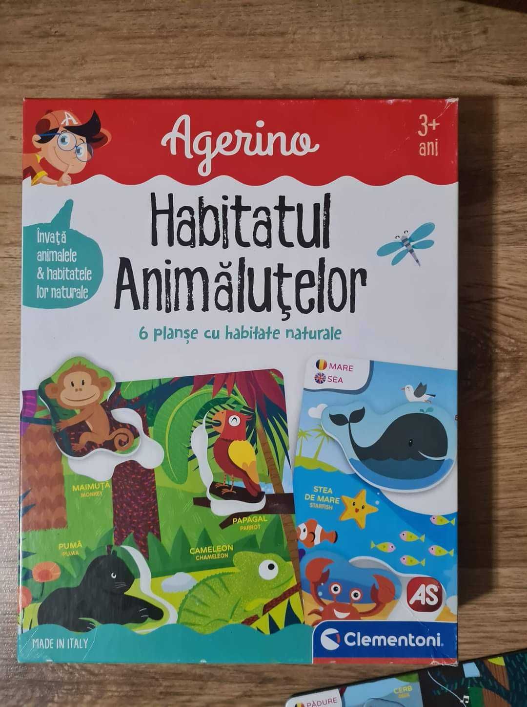 Joc educativ Agerino Habitatul Animalutelor Clementoni 3+