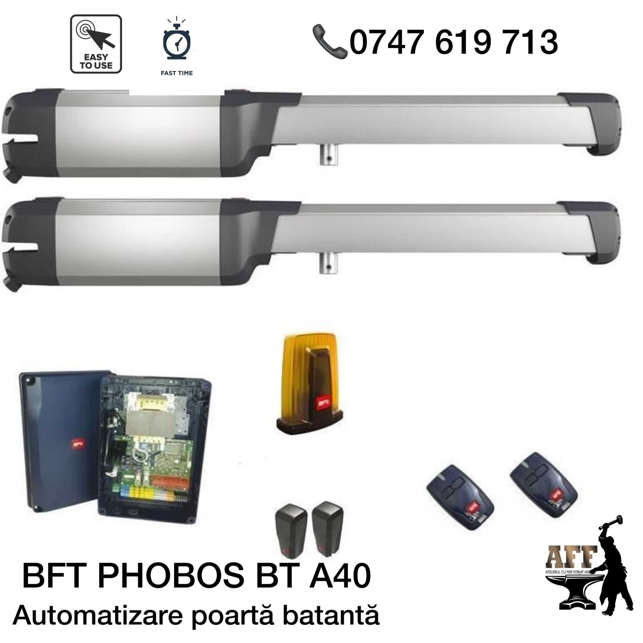 Kit automatizari porti batante marca BFT