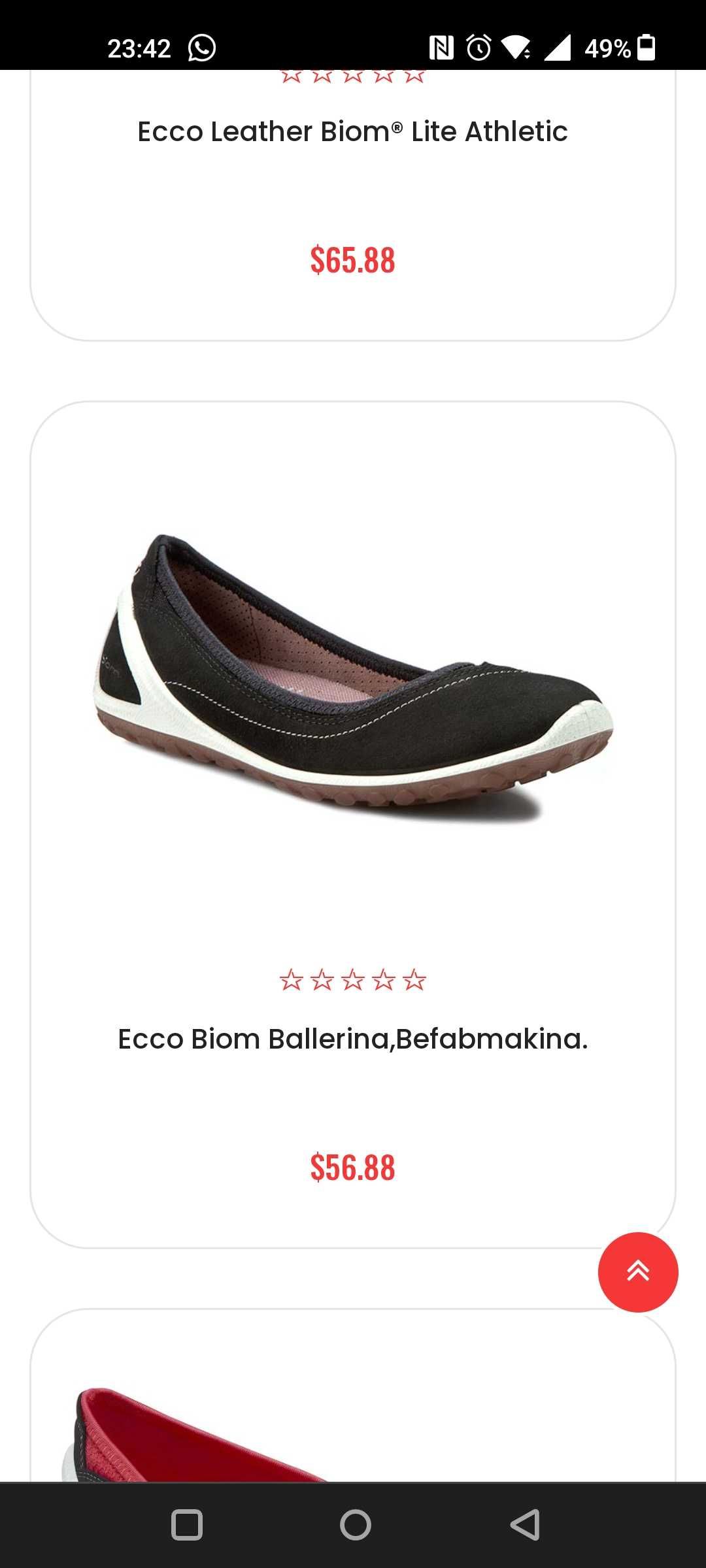 Incaltaminte femei, din piele, balerini ECCO Biom, marime 35