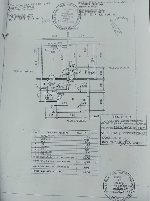 Urgent! Vând apartament 3 c amere