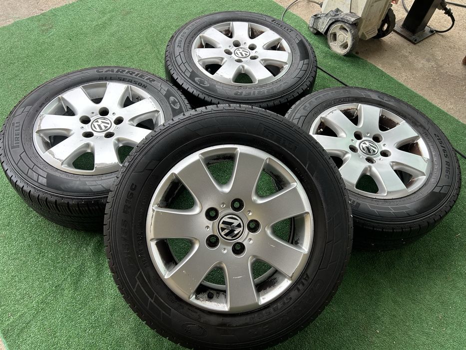 5x120 16с оргинални за vw transporter със четир сезони гуми pirelli