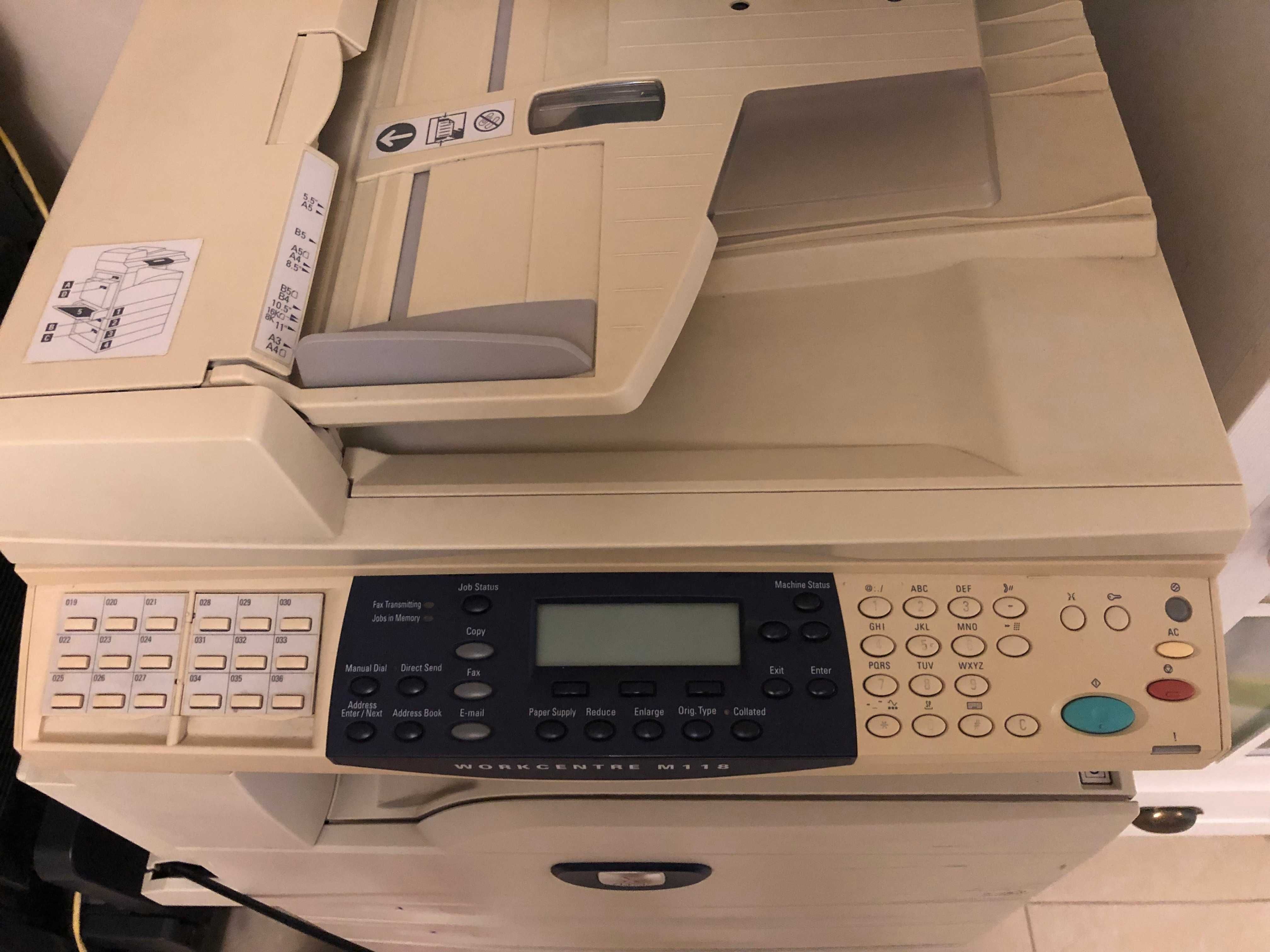 Xerox Copiator Multifunctional  A3 Xerox WorkCentre M118