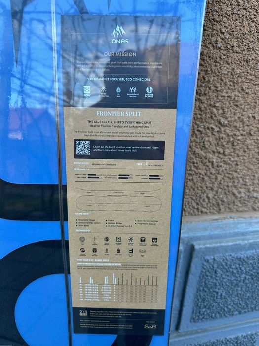 placa noua splitboard jones frontier wide L164,L161cm si 158cm