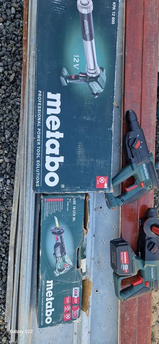 Metabo set scule pe acumulator noi